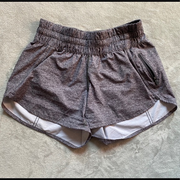 SOLD lululemon Tracker V Short in Heathered Black - Picture 1 of 7
